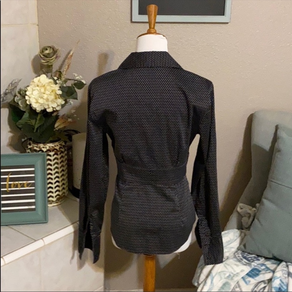 🌺Express design studio  black polka dot blouse S - Picture 5 of 5